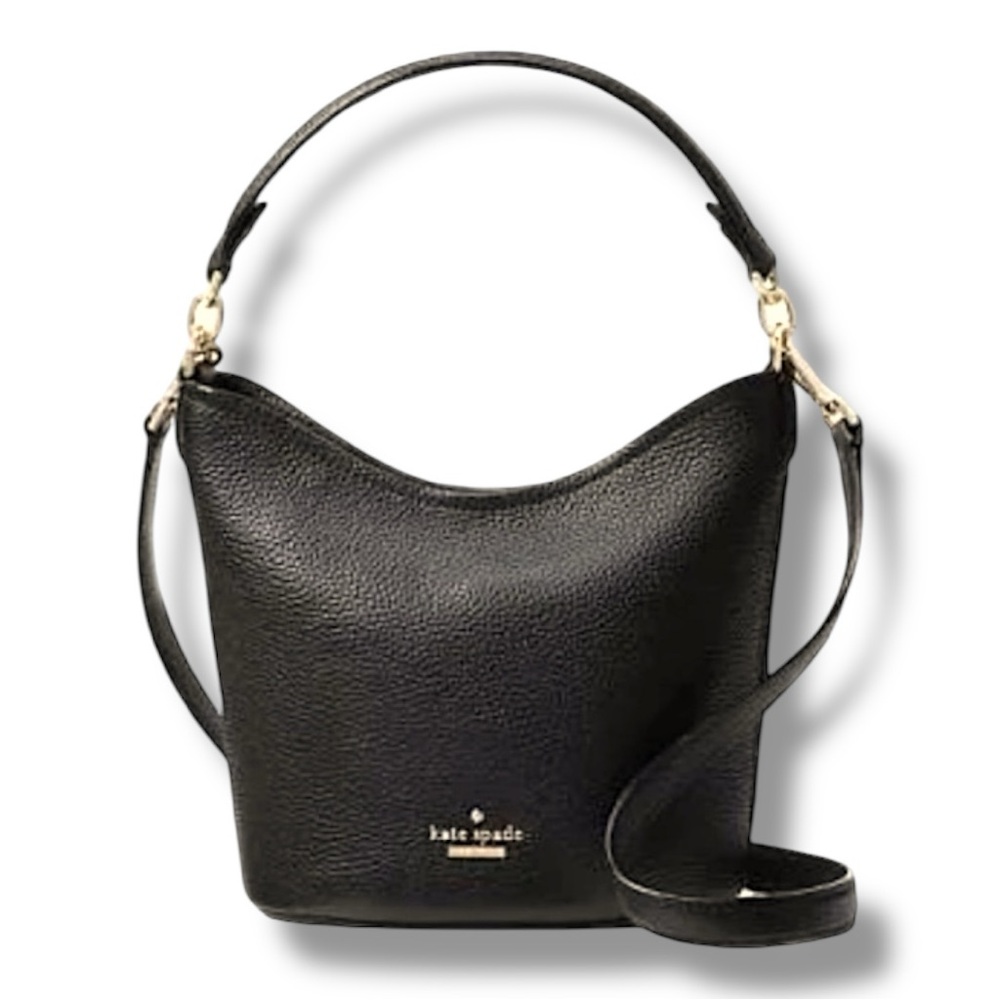 Kate Spade Black Crossbody/Satchel/or Shoulder Bag /Gold tone Hardware/LIKE NEW! - Picture 2 of 4